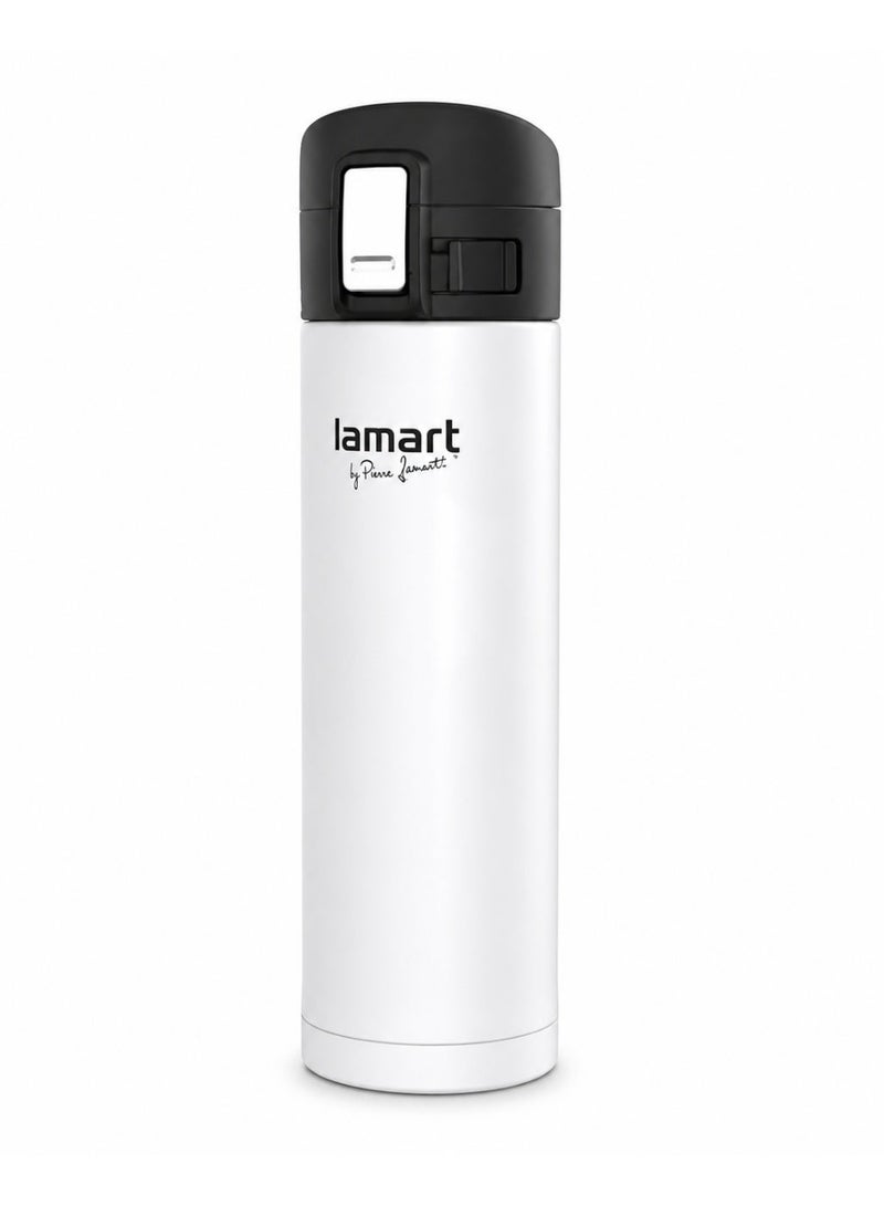 Lamart Vacuum Flask High Quality Stainless Steel 420Mlwhite - Image 1