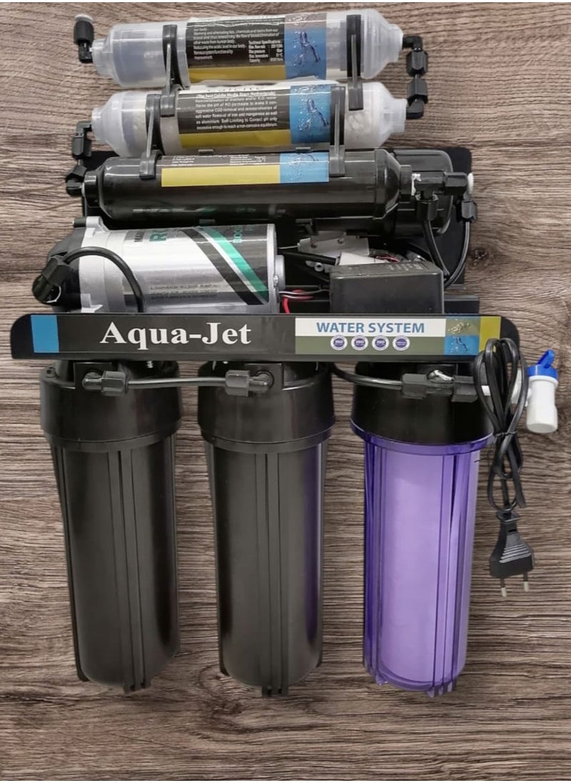 أكوا Aqua Jet فلتر 7 مراحل الاسود 