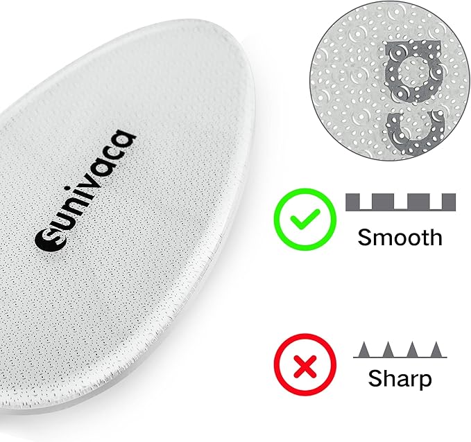 Sunivaca Foot Files for Hard Skin Glass Foot File Callus Remover for Feet Fast Easy Essential Feet Hard Skin Remover Professional Salon Pedicure Tool for Soft Smooth Heels - Image 3