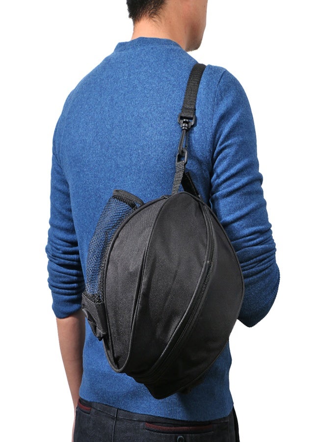 RONDING Sports Ball Round Bag Basketball Shoulder Bag Soccer Ball Football Volleyball Carrying Bag Travel Bag for Men and Women - Image 4
