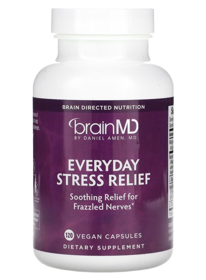 BRAINMD Everyday Stress Relief 120 Vegan Capsules