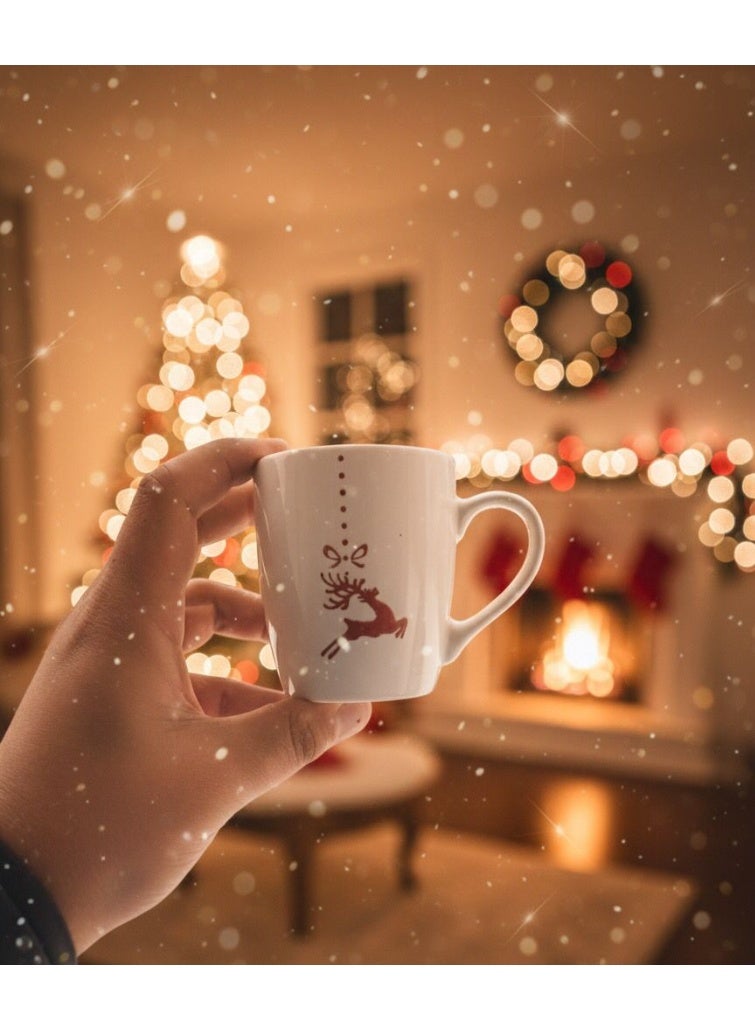 Small Christmas mug, coffee and Nescafe mug, Christmas mug - Image 1