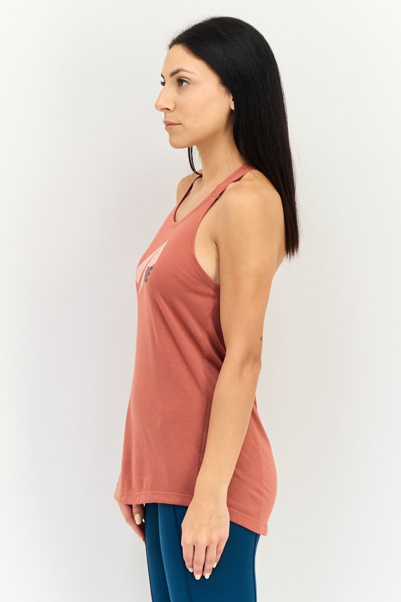 Nike Women Sportswear Fit Sleeveless Training Top, Rust - Image 2