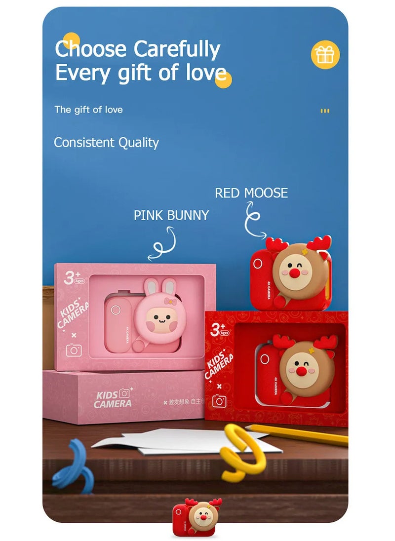 Generic Children Educational Toy Kids Digital Vlog Camera Mini Pocket 2.4inch Auto Focus 48MP 4K Video Camera for Christmas Gifts  - Image 4