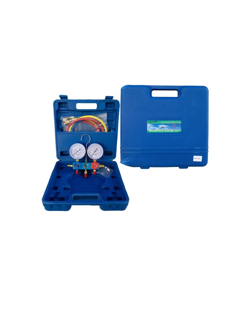 Westron Manifold Gauge & Charging Hose for R134a, R407c and R22 