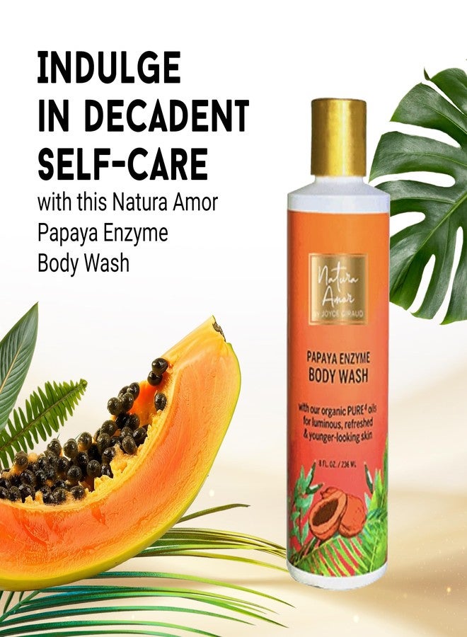 Miracle Elixir Collection Joyce Giraud Papaya Enzyme Body Wash, Revitalizes & Cleanses Skin, 8 Fl. Oz - Image 4