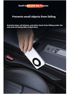 Generic A pair of seat gap filler, to prevent mobile phones and other items falling, full filler, storage neat, does not affect the car's various functions, beautiful and practical  - Image 2