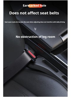 Generic A pair of seat gap filler, to prevent mobile phones and other items falling, full filler, storage neat, does not affect the car's various functions, beautiful and practical  - Image 5