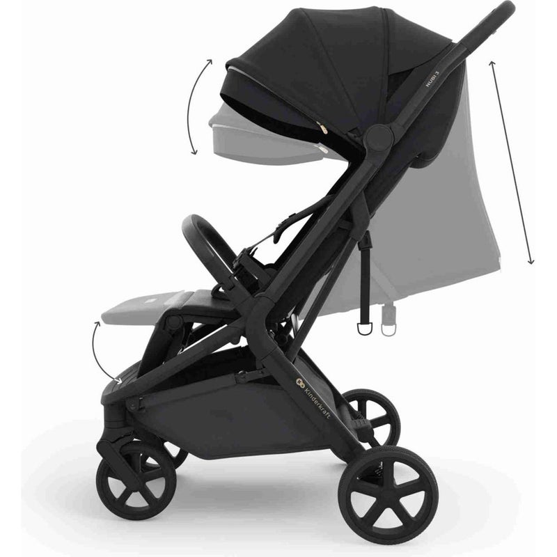 Kinderkraft - Nubi 3 Stroller - Midnight Black - Image 3