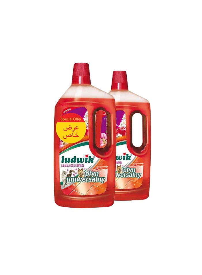 Ludwik multi purpose cleaner with animal odor absorbing function 1 L Offer 2Pcs