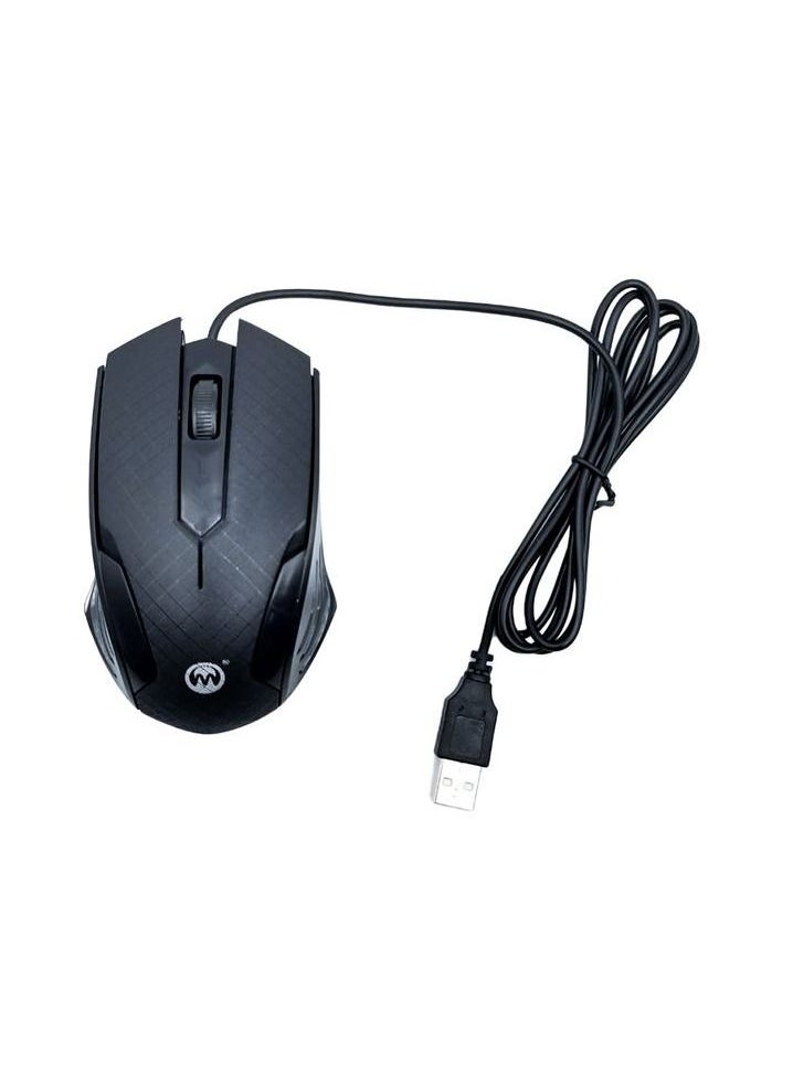 ميكرو ديجيت - MICRODIGIT ماوس ضوئي سلكي عالي السرعة 5 فولت ، 1200 نقطة في البوصة. USB2.0 بطول 1.25 متر. تصميم مريح لنظام تشغيل ماكنتوش MD212M - Image 1