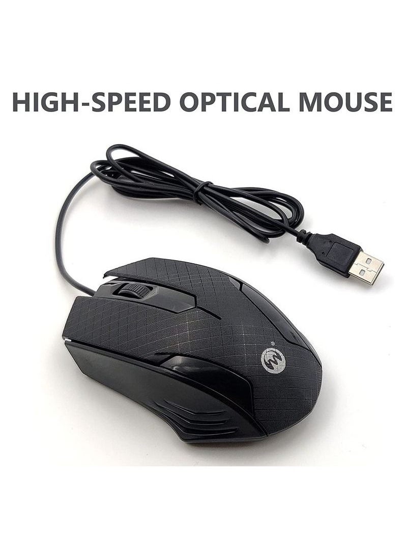 ميكرو ديجيت - MICRODIGIT ماوس ضوئي سلكي عالي السرعة 5 فولت ، 1200 نقطة في البوصة. USB2.0 بطول 1.25 متر. تصميم مريح لنظام تشغيل ماكنتوش MD212M - Image 1