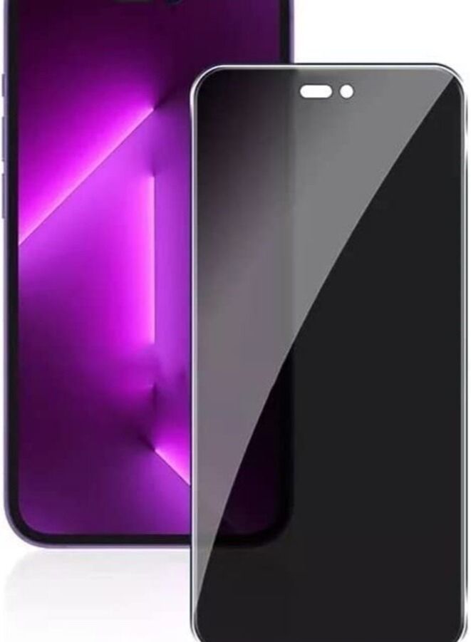 ACLIX Privacy Glass Screen Protector for iPhone 14  5G Anti-spy 9H Hardness Front 5D Privacy Glass Screen Protector - Image 1