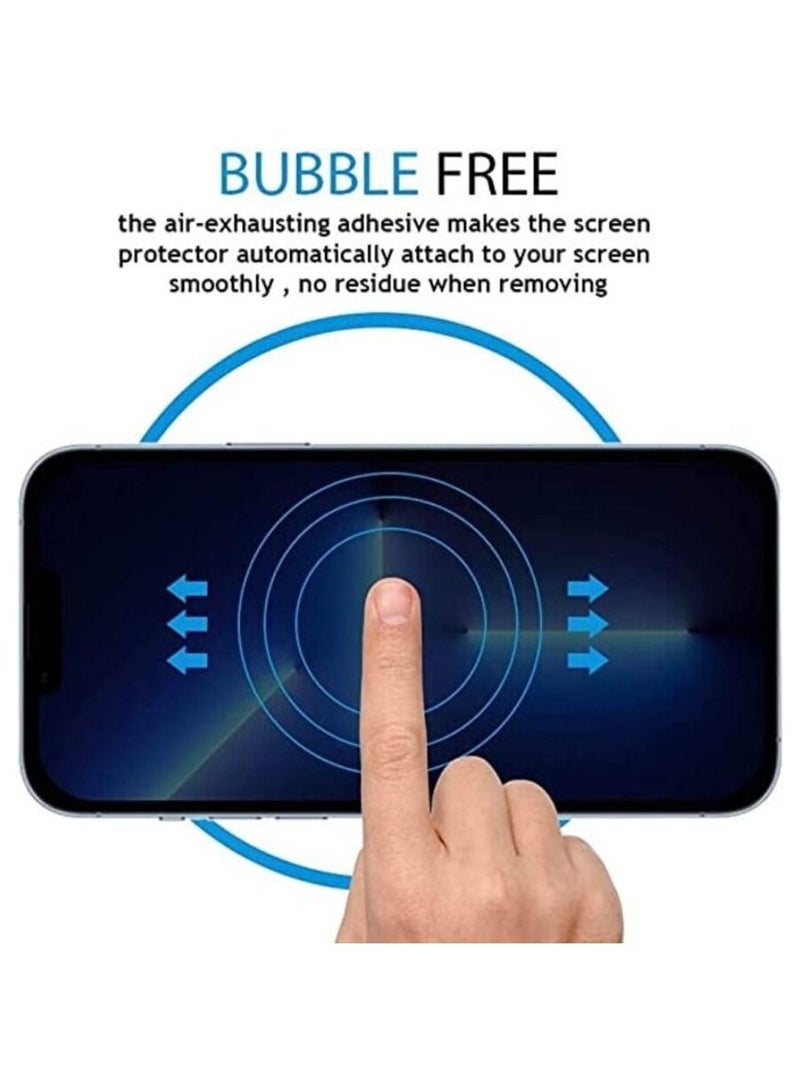 ACLIX Privacy Glass Screen Protector for iPhone 14  5G Anti-spy 9H Hardness Front 5D Privacy Glass Screen Protector - Image 2