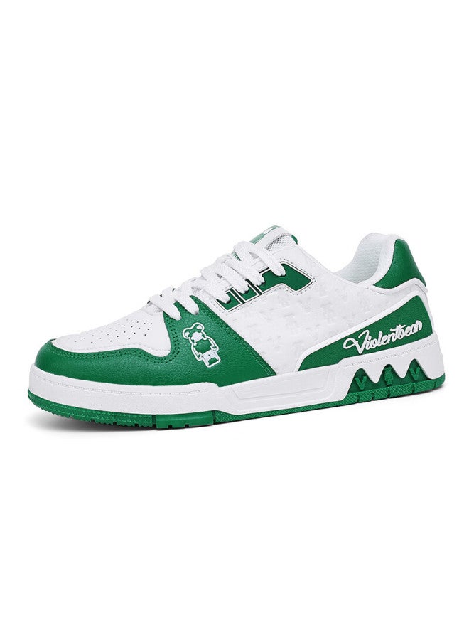 Violentbear Men's Shoes, Autumn And Winter New Style Sneakers, Casual Breathable Leather Shoes, Height-increasing Trendy Shoes, Couple's Shoes For Women, Versatile Footwear For Me - Image 2
