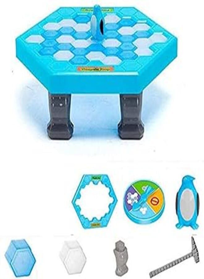 OR Save penguin broken ice wall demolition wall toys - desktop game parents interactive puzzle toys 