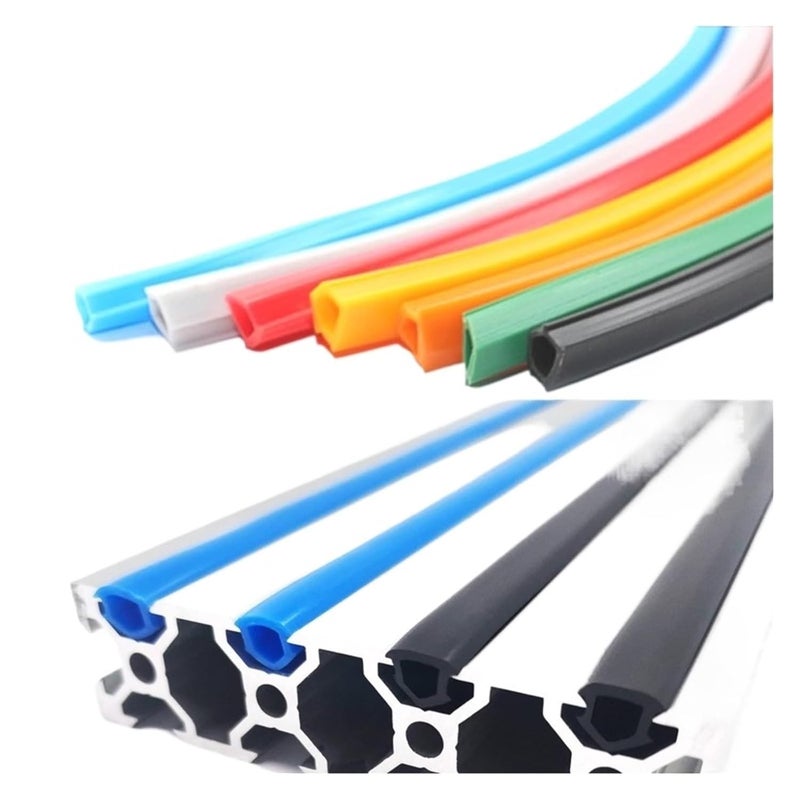Blue 8mm 1M Flat Seal For EU Aluminum Profile Soft Slot Cover Panel 3D Printer C Beam Machine - Image 1