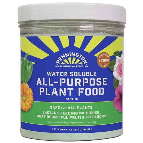 Pennington Water Soluble All Purpose Plant Food 20-10-20 8/1.5lb - Image 1
