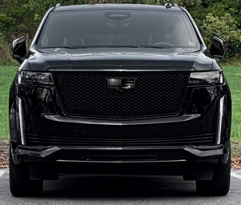 eVerHITCH American Black Flag Aluminum Overlay Grill Front Taigate Emblems Set for Escalade 2015-2020 - Image 5
