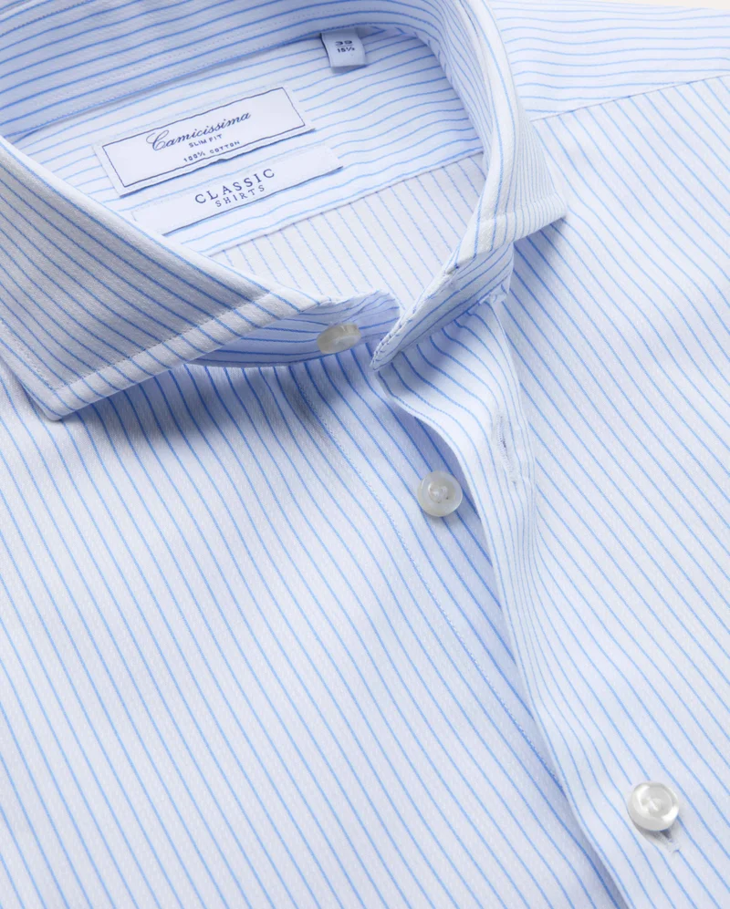 كاميتشسما Striped Dobby Shirt