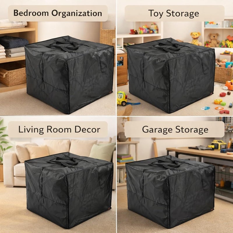 Outdoor Furniture Storage Bag, Lightweight Waterproof Oxford Cloth with Handles - Durable, Easy to Carry, Ideal for Cushions and Patio - Image 4