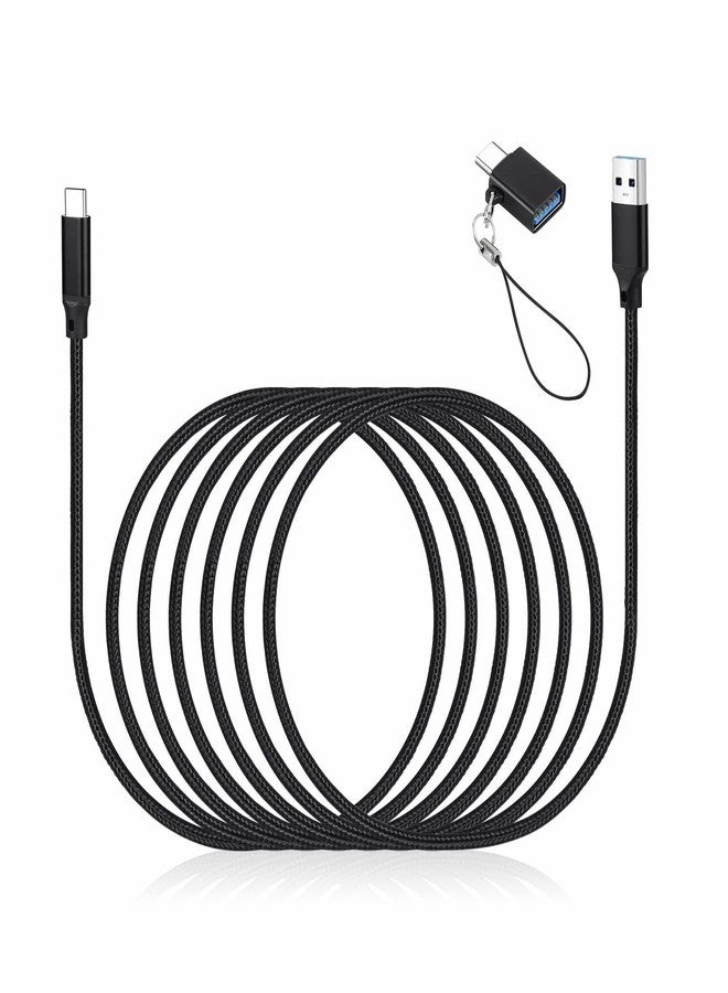 weishan كابل USB C من ويشان لبطاقة التقاط الألعاب Elgato HD60 S+ و HD60 X وميكروفون Wave 3 و XLR - كابل شحن فائق السرعة مع محول، بطول 6.6 قدم - Image 1