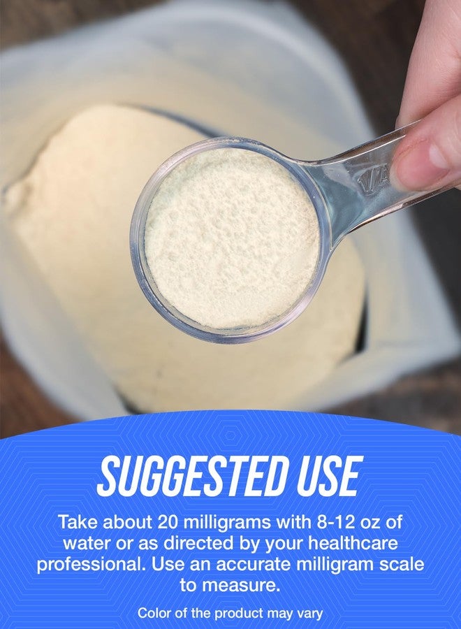 بالك سابلمنتس مسحوق جليسينات السيلينيوم من BulkSupplements.com - سيلينيوم 200 ميكروغرام، مكمل معدني - معادن أساسية نادرة وخالي من الغلوتين، 20 ملغ لكل حصة، 100 غرام (3.5 أونصة) (عبوة واحدة) - Image 4