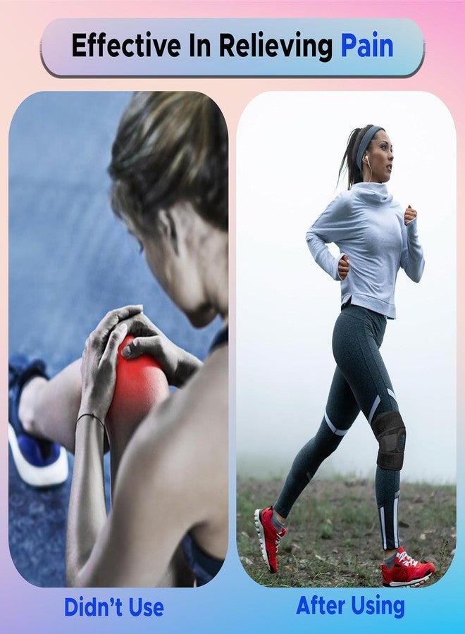 PulseITKnee Adjustable Knee Brace Support with Open Patella - Neoprene Compression Knee Cap for Pain Relief, Arthritis, Meniscus Tear, ACL, Ligament Injury, Running, Gym, Sports, Workout - Unisex - Image 5