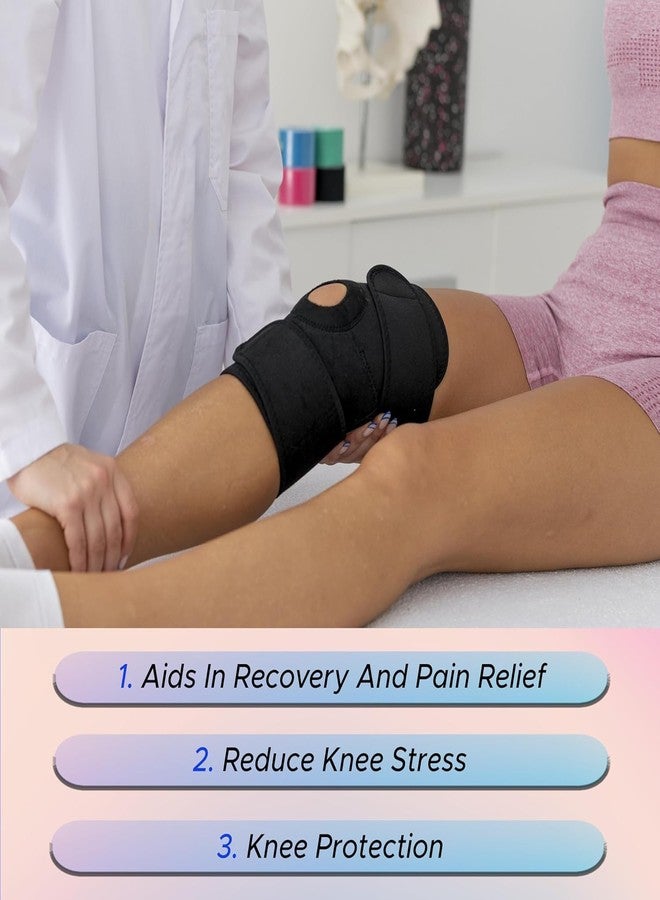 PulseITKnee Adjustable Knee Brace Support with Open Patella - Neoprene Compression Knee Cap for Pain Relief, Arthritis, Meniscus Tear, ACL, Ligament Injury, Running, Gym, Sports, Workout - Unisex - Image 4