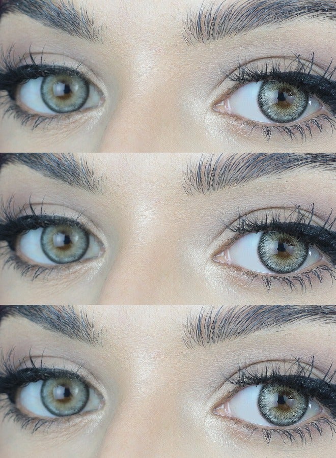 سيدة جديدة عدسات لاصقة ملونة رمادية من فريش ليدي للاستخدام السنوي - Image 5