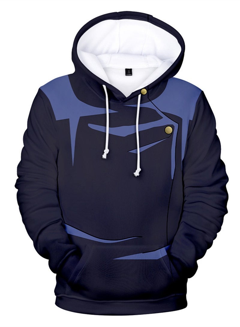 Anime Jujutsu Kaisen 3D digital print fashion hooded sweatshirt - Image 1