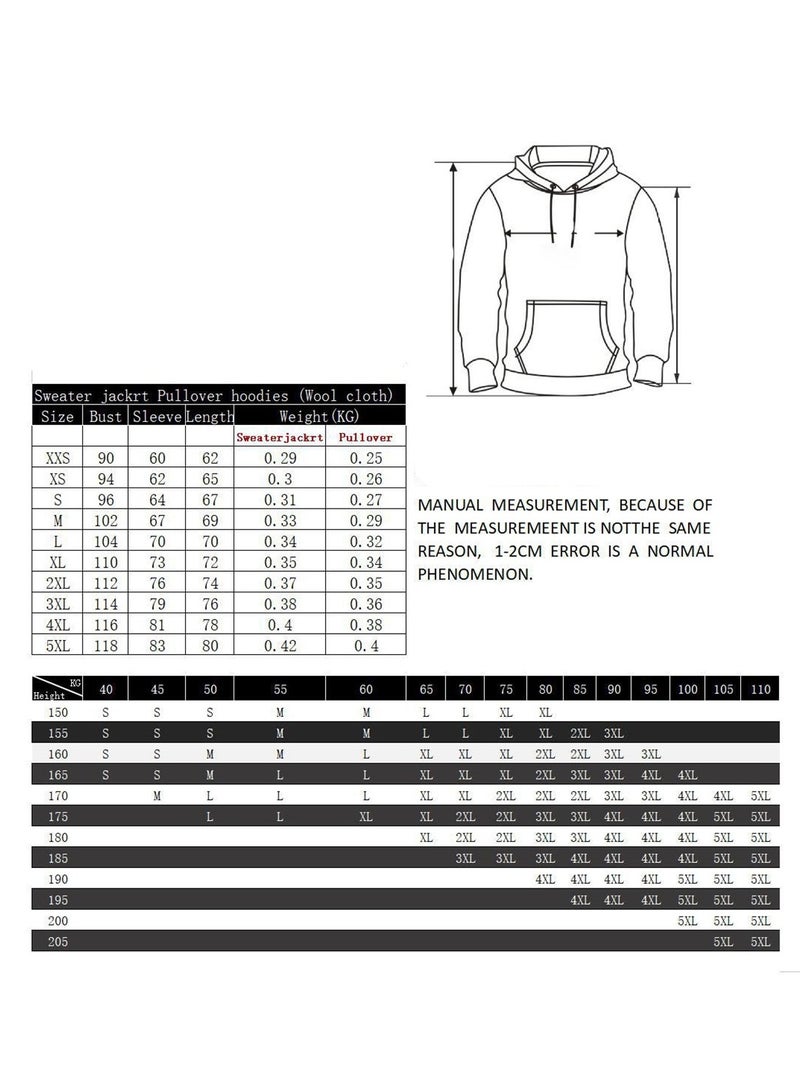Anime Jujutsu Kaisen 3D digital print fashion hooded sweatshirt - Image 2