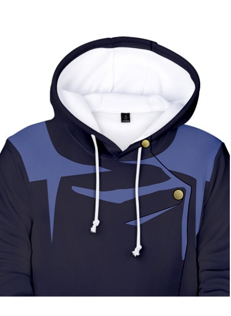 Anime Jujutsu Kaisen 3D digital print fashion hooded sweatshirt - Image 3