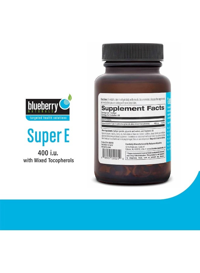 Blueberry Naturals Super E 400Iu Softgels 60'S - Image 3