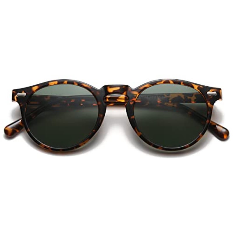 Vintage Polarized Sunglasses for Men Women Round Retro Classic Fashion Eyewear UV400 Protection Sun Glasses - Image 3