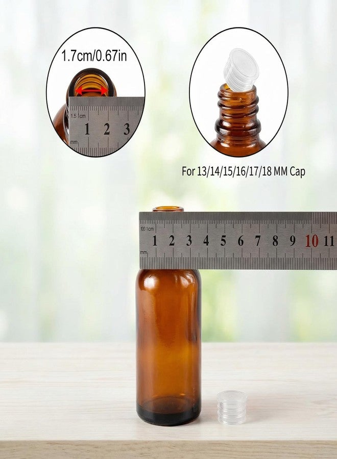 Foyods 100 Pcs Salt and Pepper Stoppers Plugs - 10 Size Plastic Reusable Round End Caps for Shaker-Bottles, Home Kitchen Salt & Bottle Stopper Set for Bottles Plugs Bottom - Image 3