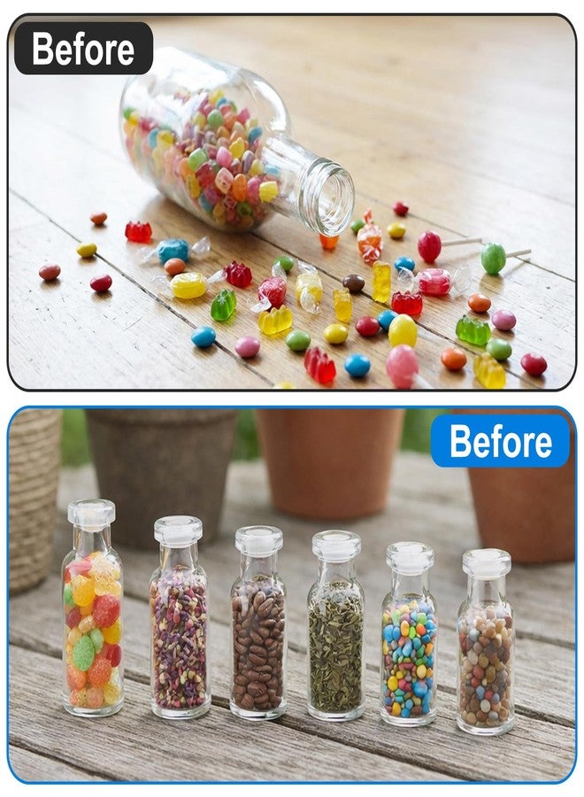 Foyods 100 Pcs Salt and Pepper Stoppers Plugs - 10 Size Plastic Reusable Round End Caps for Shaker-Bottles, Home Kitchen Salt & Bottle Stopper Set for Bottles Plugs Bottom - Image 4