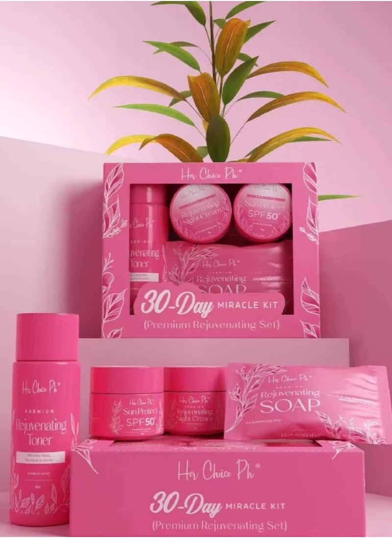 Her Choice Ph 30-Day Miracle Set (Premium Rejuvenating Set)  - Image 1