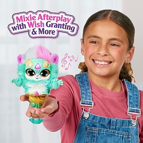 Magic Mixies Magic Genie Lamp with Interactive 8" Plush Toy and 60+ Sounds and Reactions. Reveal a Genie Mixie from The Real Misting Lamp. Gifts for Kids, Ages 5+ - Amazon Exclusive - Image 2