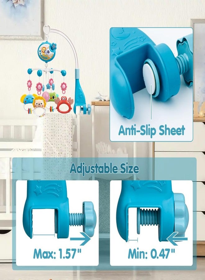 Mini Tudou Crib Mobile with Music and Lights,Baby Mobile for Crib with Hanging Rotating Rattle Toy,Star Projection,400 Lullabies and Timing Function,Remote Control Baby Crib Mobile for Boys Girls - Image 2