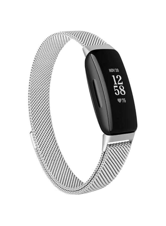 Metal Bands Compatible with Fitbit Inspire 2/Inspire HR/Inspire, Wristband Mesh Bracelet Replacement Strap for Fitbit Inspire 2/Inspire HR/Fitbit Inspire  - Image 1