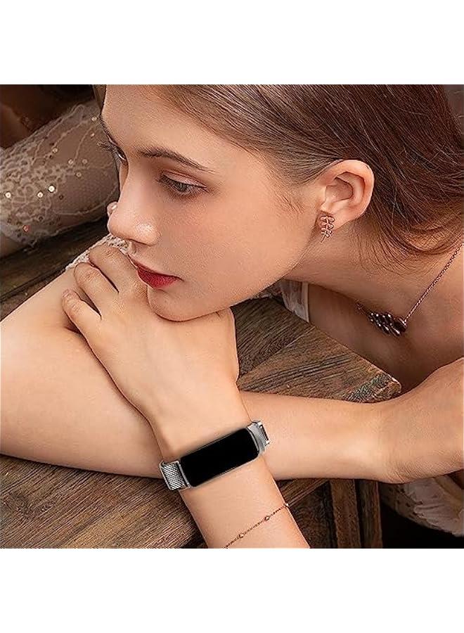 Metal Bands Compatible with Fitbit Inspire 2/Inspire HR/Inspire, Wristband Mesh Bracelet Replacement Strap for Fitbit Inspire 2/Inspire HR/Fitbit Inspire  - Image 3