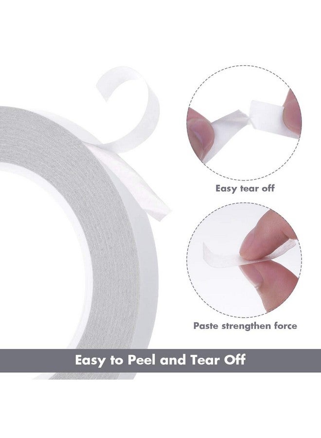 cridoz Double Sided Adhesive Tape Cridoz 9 Rolls Doubleside Craft Tape For Card Making Scrapbooking Diy Crafts And Office School Stationery Supplies (1 4 Inch 25 Yards Per Rool) - Image 3