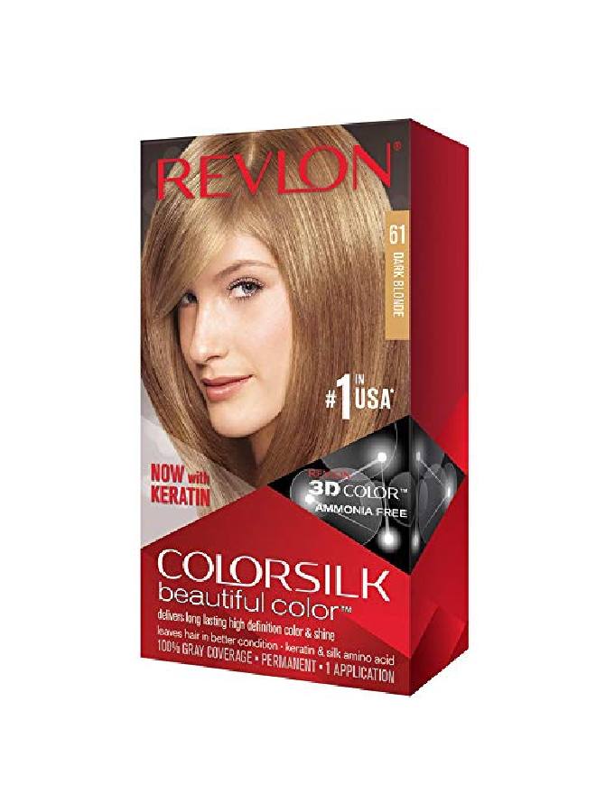 Revlon Colorsilk Beautiful Color Dark Blonde [61] 1 Ea (Pack Of 6) - Image 2