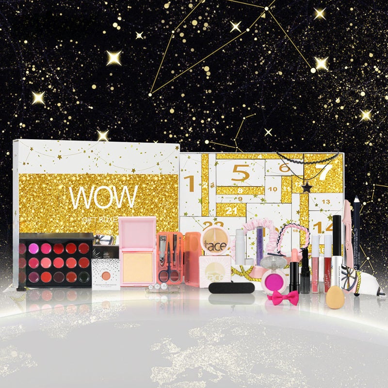 Holiday Gift Makeup Set Gift Box   WOW002-platinum - Image 3