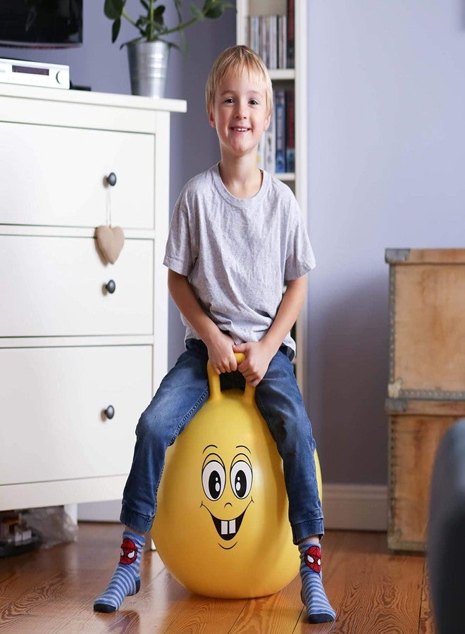 Swami Enterprise Toys Hopper Ball for Adults Hop Ball, Hopping Ball, Bouncy Ball with Handles, Sit & Bounce, Space Hopper, Kangaroo, Bouncer, Jumping with Pump - Image 5