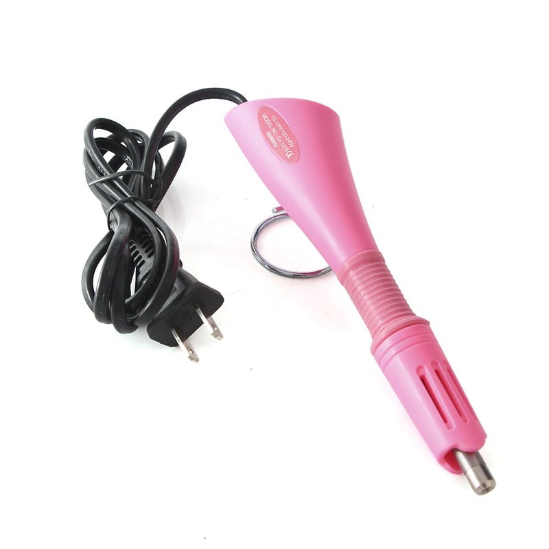 Co-link Hotfix Rhinestone applicator 7 in 1 Professional Iron-on Hot Fix Wand Crystal Gem Rhinestone Heat-fix Tool (Pink) - Image 4