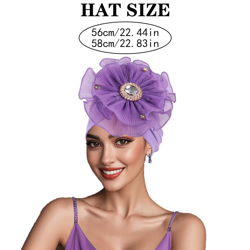 New Turban Cap Three Layer Braid Factory Direct Hat - Image 3