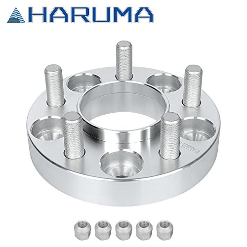 Haruma 1inch Hubcentric Wheel Spacers 5x114.3mm(5x4.5) for Dodge 2009-19 Challenger/2006-19 Charger Wheel Adapters 71.5mm Hub Bore for Tesla 3 2017-19 Wheel Spacer 2PCS 5 Lug Set - Image 2