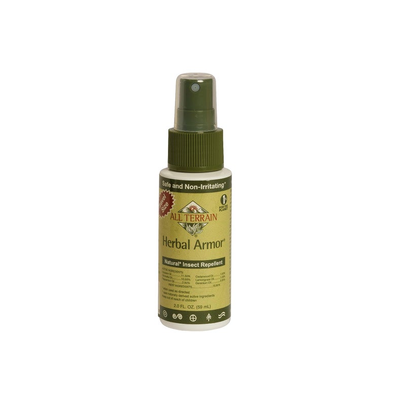 All Terrain Herbal Armor DEET-Free Pump Spray 2 oz. Travel Size Insect Repellent, Plant-Based and All Natural, Safe for Family and Pets, Mosquito and Bug Protection - Image 1